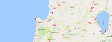 מפת חיפה והקריות